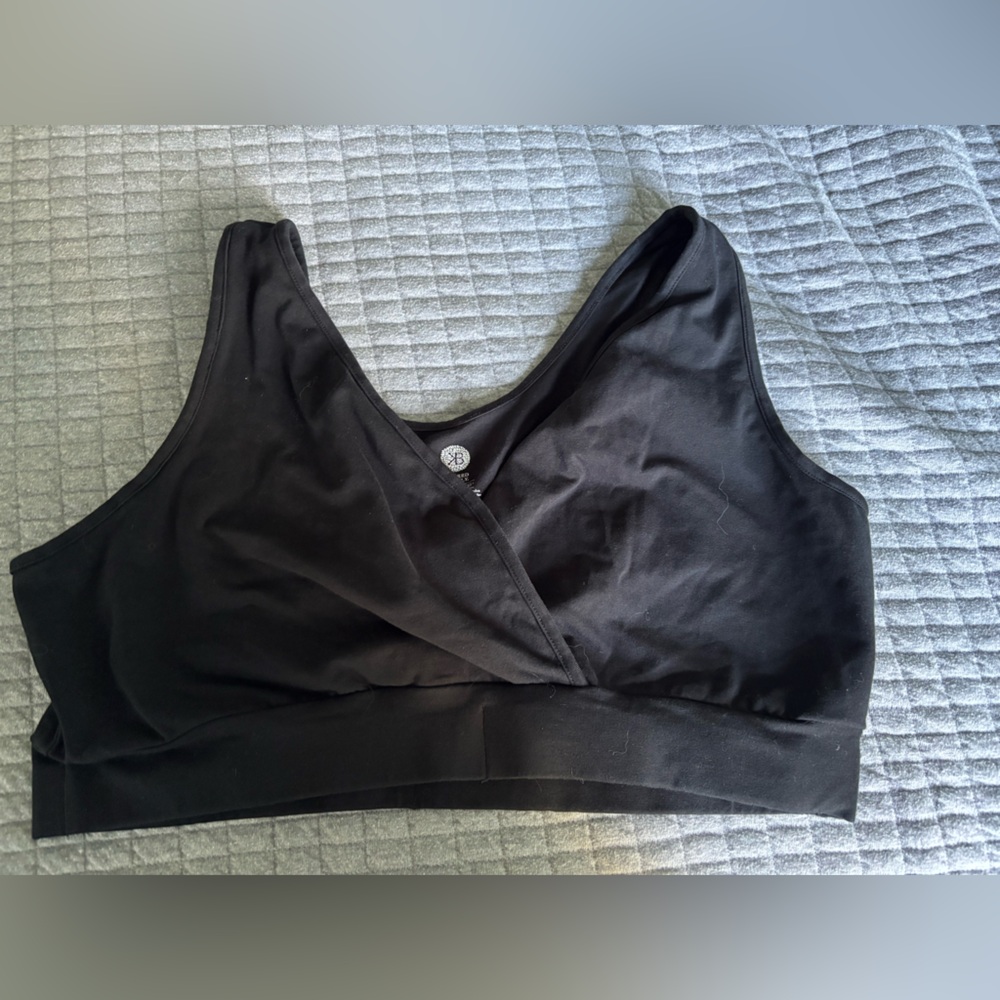 Kindred Bravely Black Cotton Blend Bra